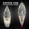 WW2 Military Battle Ship MOC Bricks Toys Navy Battleship Model Building Kits Cruiser Boat Blocks Boys Kids Adult Christmas Gifts