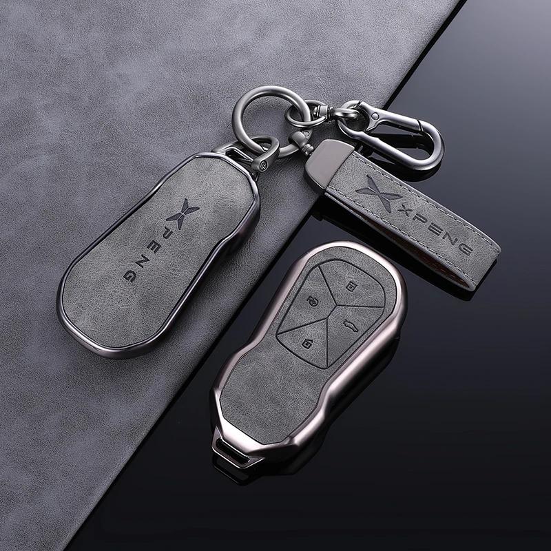 For Xpeng Xiaopeng P7 X9 G6 P7i P5 G3i G9 High-End TPU Key Case Cover Keychain Protection Shell Bag Car Accessories