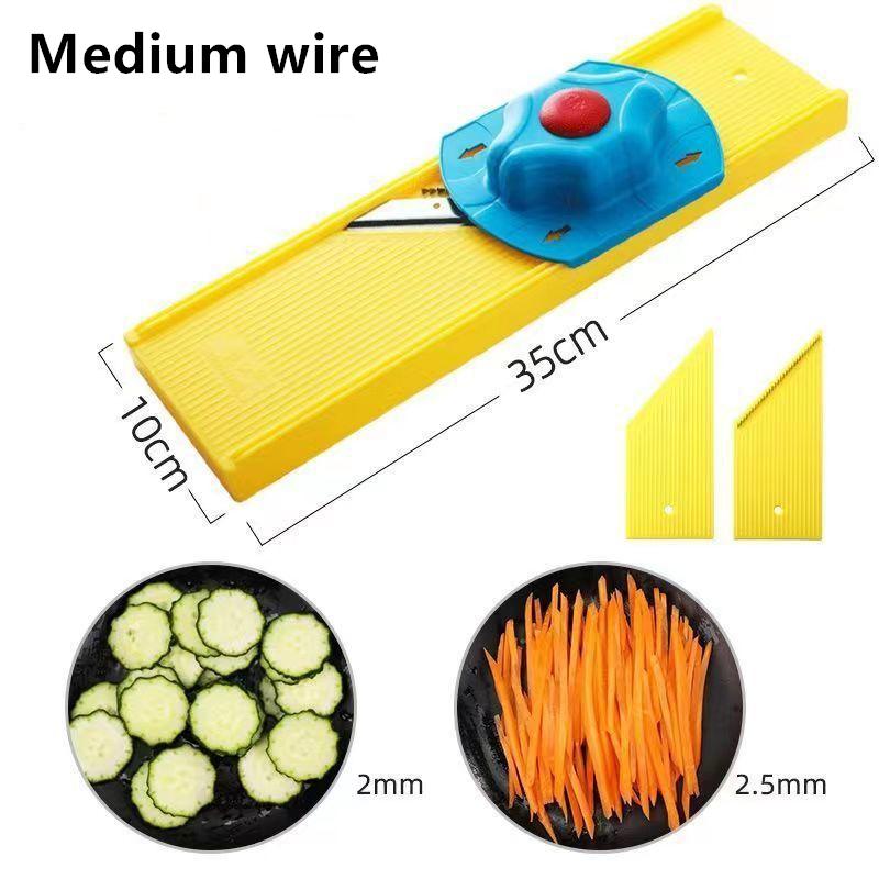 

Vegetable Slicer and Vegetable Julienne with Hand Protector Handheld Vegetable Chopper for Speedy Slicing of Fruit and Vegetable