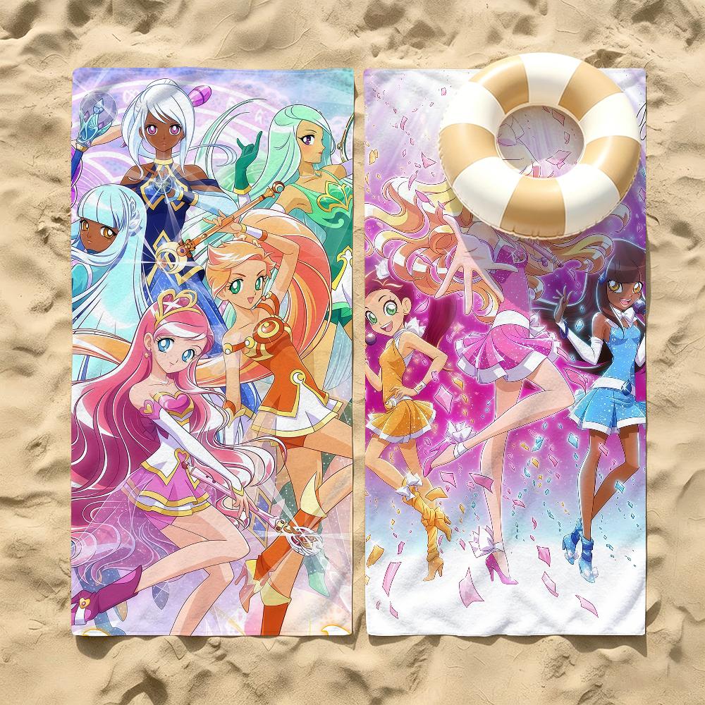 Cartoon Fashion L-loliRock Beach Towel For Beaches Yoga Studios Gyms Hot Springs Swimming Pools And Picnics