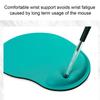 Wrist Rest Mouse Pad Blue Green Ergonomic Support Soft Comfortable Mouse Wrist Pad for Home Office Game Blue Green