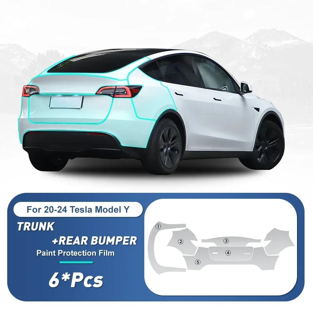 For Tesla Model Y 3 Car Sticker 2020-2025 Paint Protection Film Clear Bra PPF Anti Scratch PreCut Car Body Film Cover
