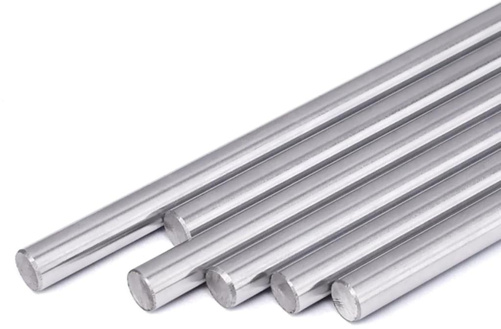Albion Alloys Nickel Silver Round 305mm Pack of Hobby AALNSR033 Bar, 0.33mm, Long, 6, Material,