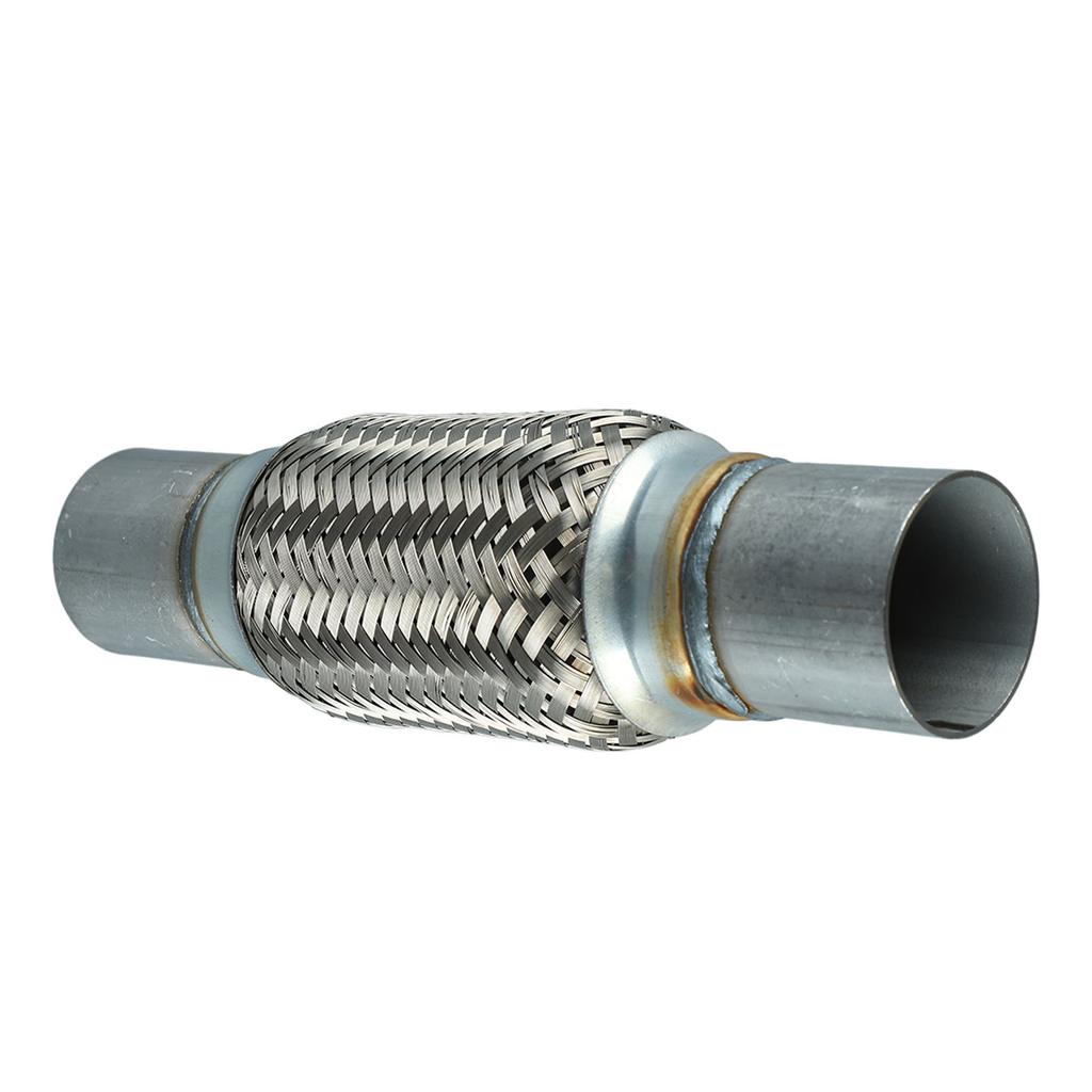 Car Exhaust Pipe Stainless Steel Rust Proof Low Noise Shock Absorption Tough Muffler Universal for Vehicle