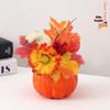 Children's Handmade DIY Halloween Pumpkin Decorations for Indoor Scenes