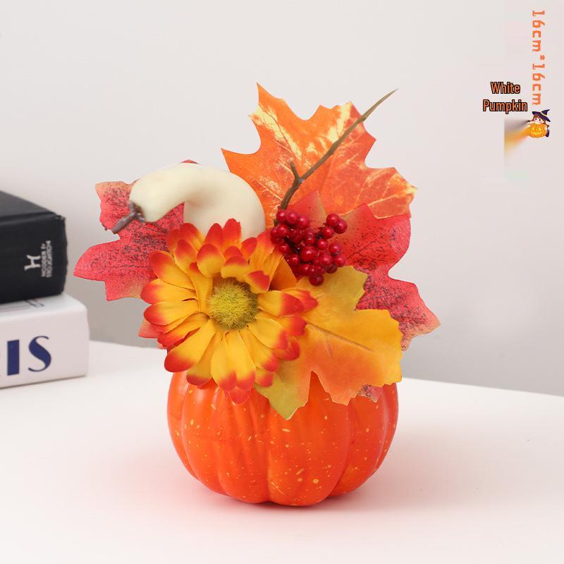 Children's Handmade DIY Halloween Pumpkin Decorations for Indoor Scenes
