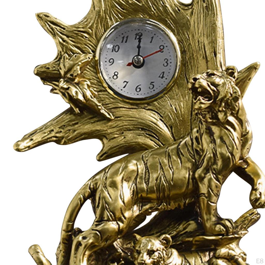 Elegant Animal Table Clock for Home Office Decor