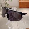 New In  Semi-rimless Sports Sunglasses Outdoor Brand Oversized Mirror Men's Goggle Women Trendy Decor Cycling Shades