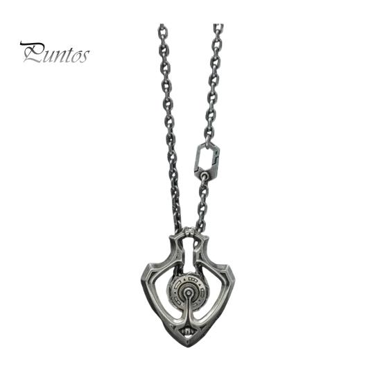 

Ожерелье унисекс в стиле ретро-панк с механической вращающейся шестерней, кулон в стиле ретро с толстой цепочкой, подарок для любителей винтажных украшений на шею A