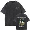 Washed Vintage Rapper Bad Bunny Un Verano Sin Ti Album Graphic Tshirt Men Women Hip Hop Fashion Pop Music T Shirts Streetwear