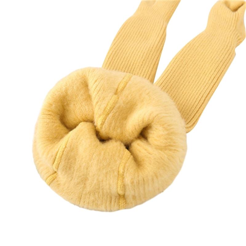 Girls Stretchy Tights Pantyhose Warm Leggings Baby Leg Warmers Children Autumn Winter Soft Knitting Pantihose Stockings