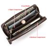Humerpaul Men Leather Wallet Long Wallet Clutch Bag Mobile Phone Bag