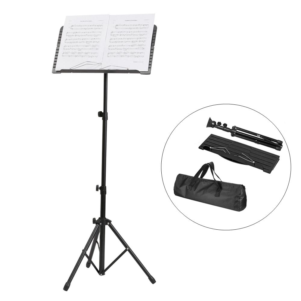 

Регулируемая складная легкая пюпитр из алюминиевого сплава, АБС-пластик, высота держателя штатива с сумкой для переноски, высокая устойчивость