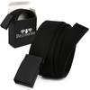 Men's Black Canvas Belt for Trousers Beltimore Q07