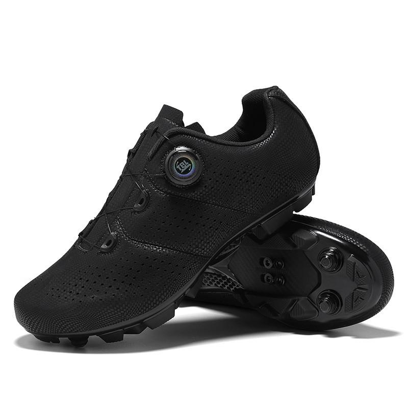 Mens Cycling Shoes Unlocked Mountain Bike Road Breathable Supportive Non-Cleat Pedal Compatible