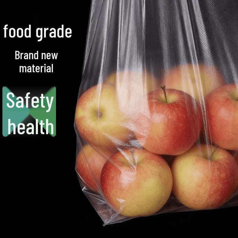 White Handle Plastic Packing Bags