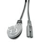 UL-Certified US Two-Pin Elbow Connector Power Cord for Samsung TV Speaker