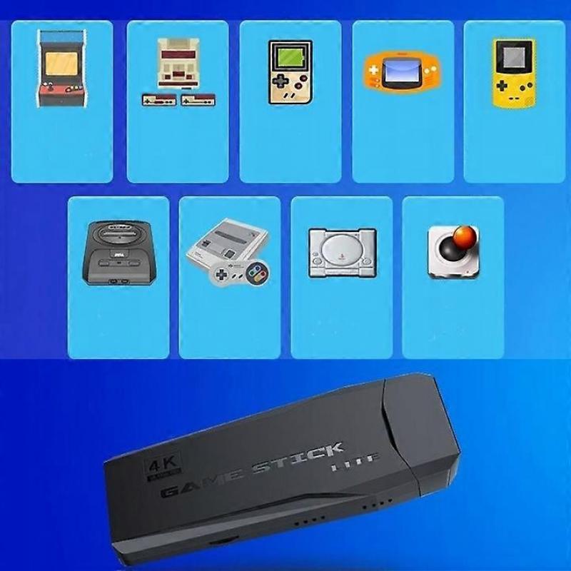 Retro Console For Tv Game 2 Wireless Pads Emulator 2000 Games