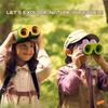 Cute Portable Binoculars for Kid Toddlers 3x-6x Adjustable Magnification Telescope Lightweight Soft Rubber Eyepiece Binoculars