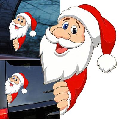 Christmas Car Window Decals | Car Sticker Automotive Stickers | Car Window Stickers Decal, Car Stickers Funny, Christmas Decorations