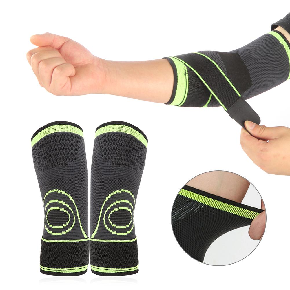 Elastic Elbow Support Elbow Compression Sleeve Brace Sports Fitness Protective GuardXL