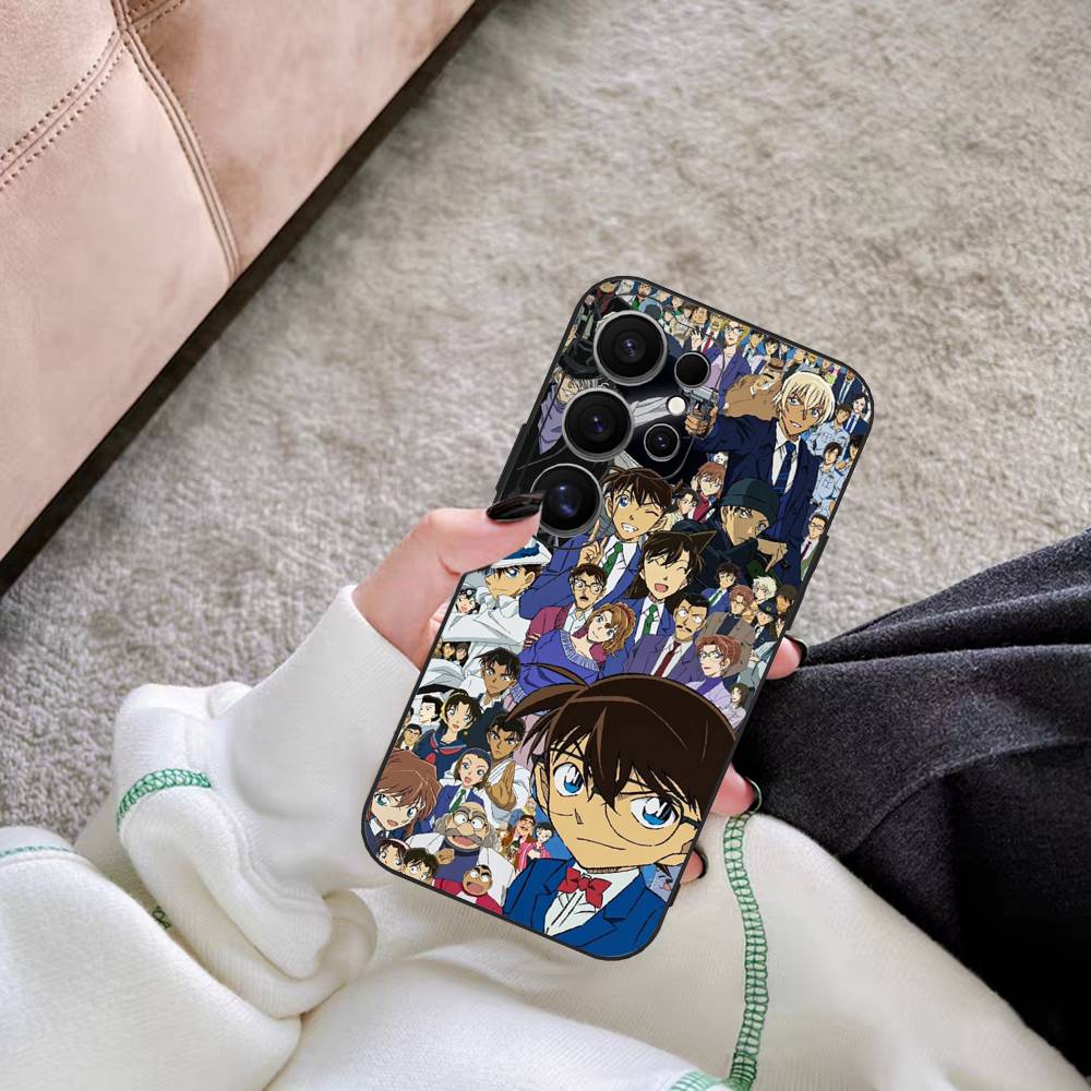 Japan D-Detective Conan Phone Case For Samsung S 24 Fe 25 Ultra Plus 20 Lite 21 30 22 23 24 22 Ultra 5G Fundas