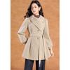 Kebeier Women's Irregular Design Winter Wool Coat