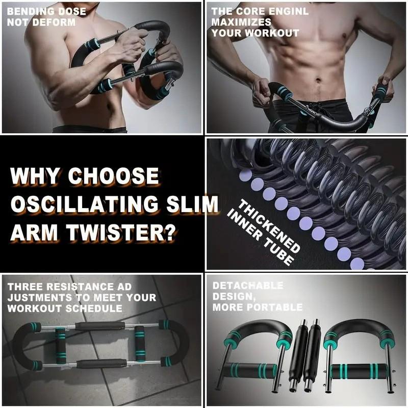 Adjustable U-Shaped Arm Strength Trainer for Indoor Exercise