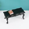 1Pcs 1:12 Dollhouse Mini Wave Tea Table Ornament Miniature Furniture Table Coffee Table Livingroom Leisure Table Model