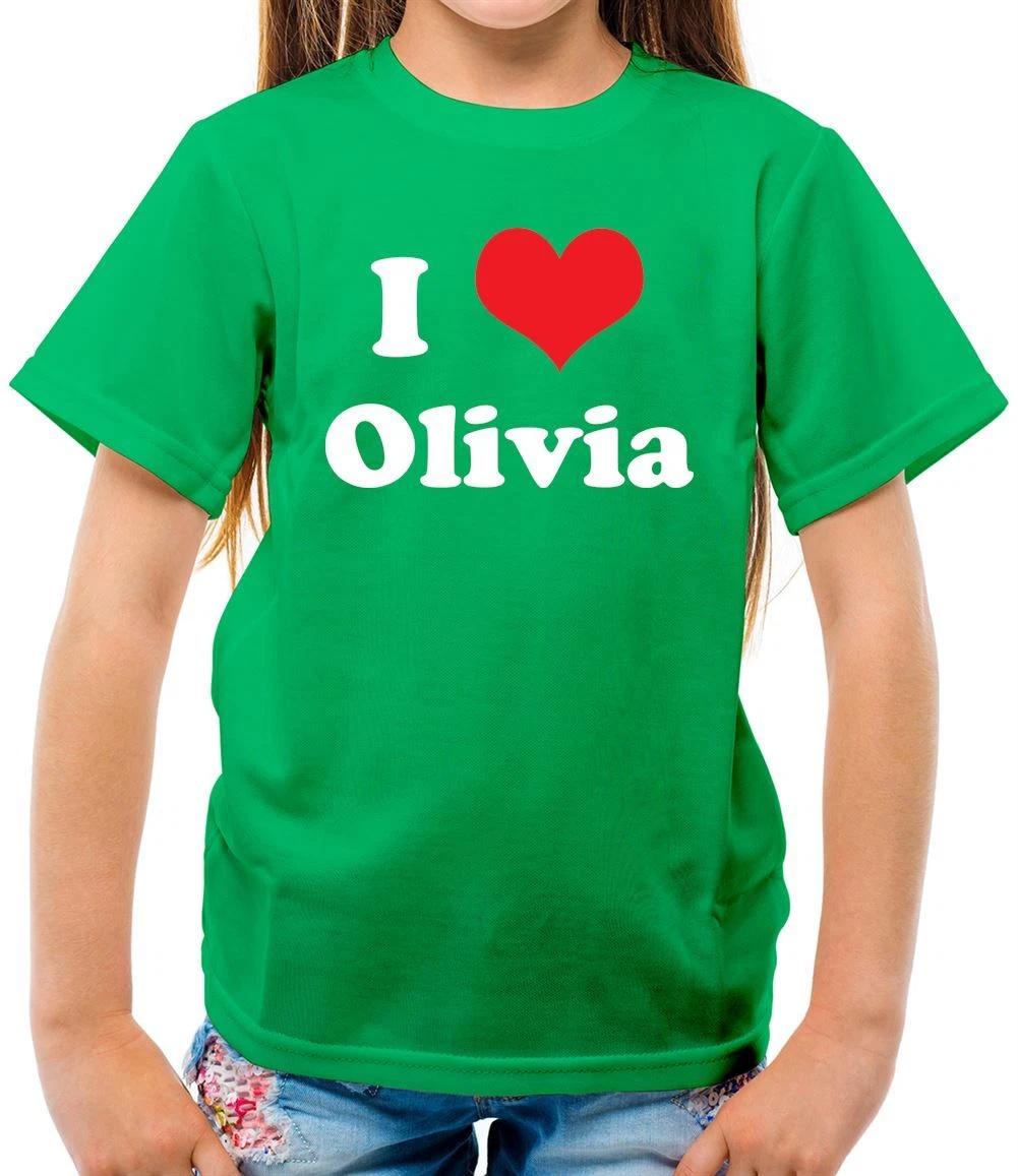 I Love Olivia - Kids T-Shirt - Singer Lyrics Rodrigo Fan Tour 150