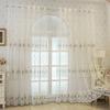Modern High-end Luxury European-style Embroidered Gauze Curtains for Living Room Luxury Tulle Sheer Yarn Window Screens