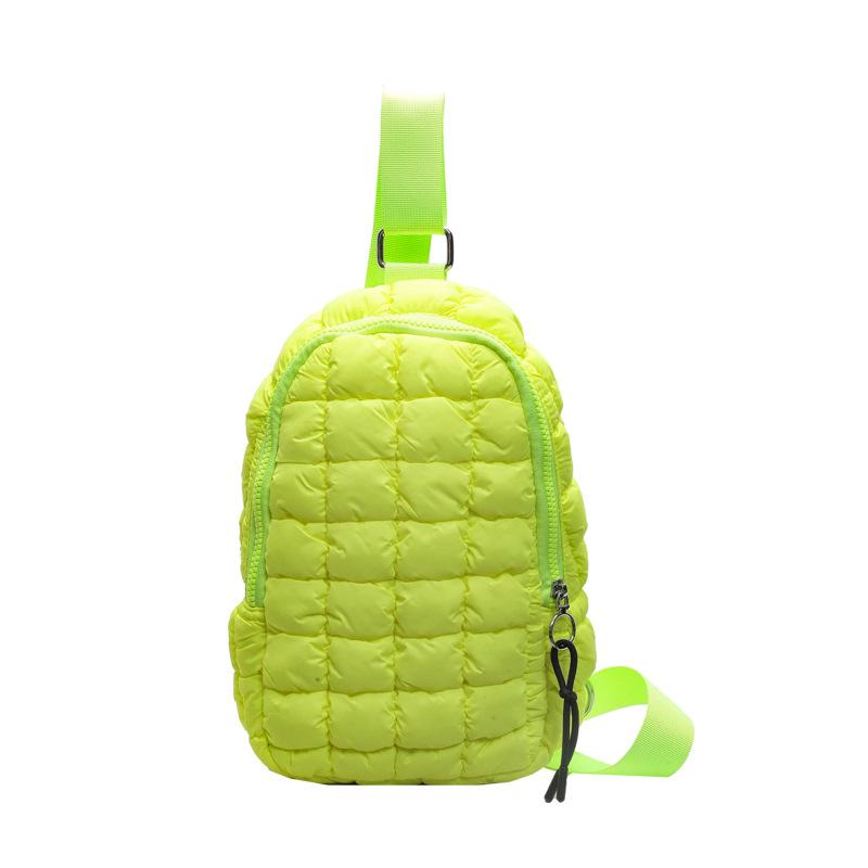 Bolsa de pecho simple para mujer nueva de otoño e invierno, ropa de algodón, bolso de hombro portátil, bolso bandolera personalizado para el trabajo