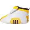 Crazy 2 Crib Comfortable Versatile Non-Slip Wear-Resistant Mid-Top Walking Shoes Baby Shoes White Yellow JI3403