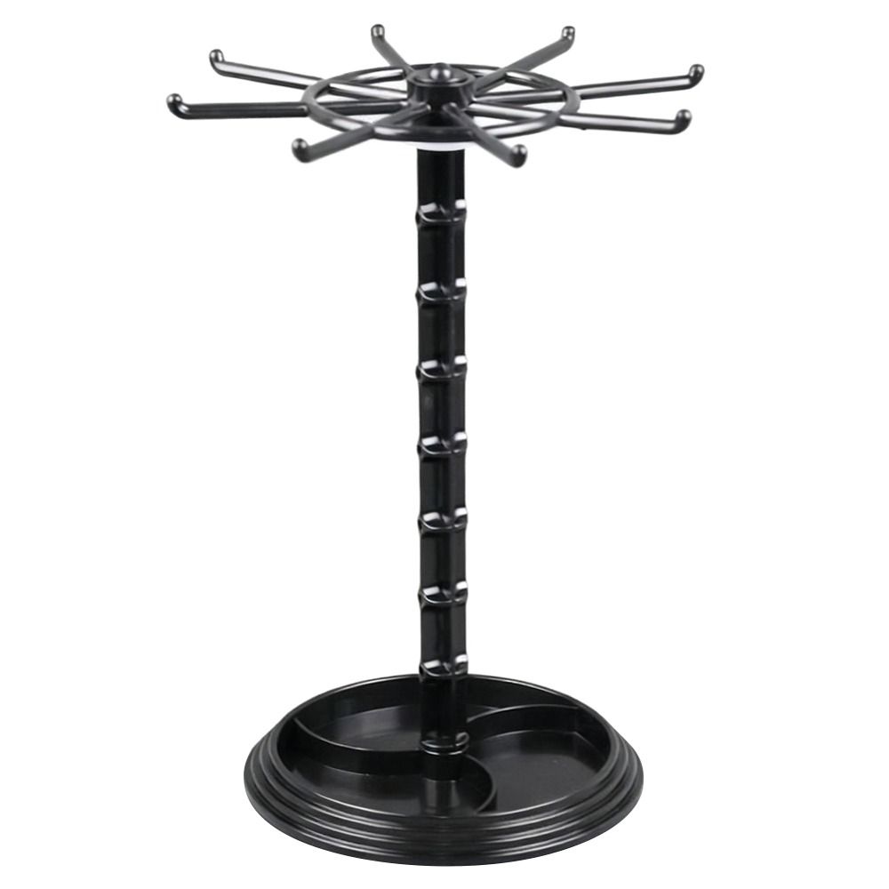 Multi-layer Keychain Hanging Rack Acrylic Material Adjustable Tiers Storage Rack Spinner Display DIY Organizer Jewelry Stand