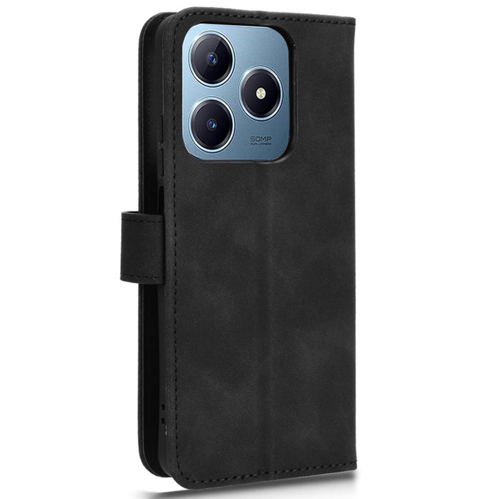 For Realme Note 60x 4G/C63 4G/C61 4G Case Skin-Touch PU Leather Flip Wallet Phone Cover