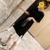 2026 New Summer A-line Dress with Loose Two-Piece Look and Short-Sleeved T-shirt