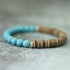 Minimalist Mens Bracelet Natural Wooden Braclet Tiger Eyes Beaded Braslet Meditation Jewelry Accessories Pulsera Hombre Gift