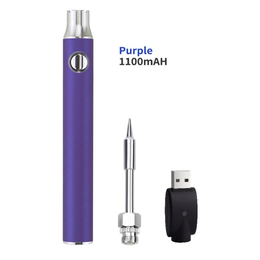 1100mAh Battery Electric Soldering Iron Pen 510 Thread Heat Tips Adjustable Temperature Smart Power Pen Welding Tool Kit