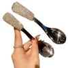 Portable Ice Cream Spoons Rhinestones Rice Spoons Easy To Clean Soup Spoons  Restaurant