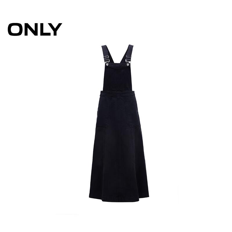 ONLY 2025 Spring Retro A-Line Adjustable Strap Denim Dress