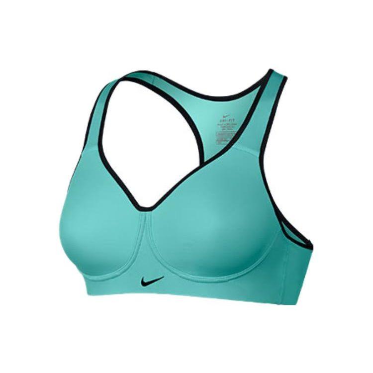 

Nike Спортивный бюстгальтер Pro Rival Racerback с принтом логотипа и фиксированным плечевым ремнем, женское нижнее белье светло-зеленого цвета 833288-446 M