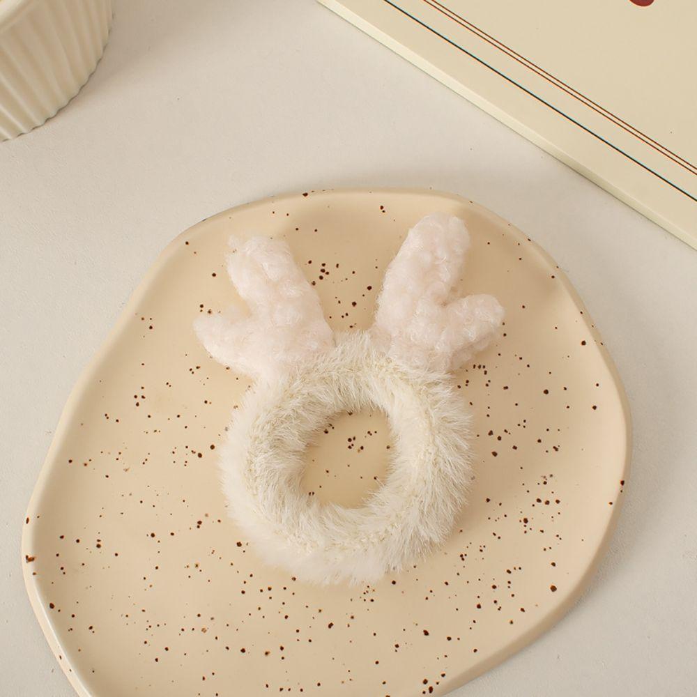 Girls Antlers Korean Style Hair Rope Christmas Ponytail Holder Cat Ears Scrunchies Women Hair Ring