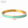 Vintage Roman Letter Bangles & Bracelets for Women Black Gold Numeral Color Charm Cuff Bangles Stainless Steel Jewelry