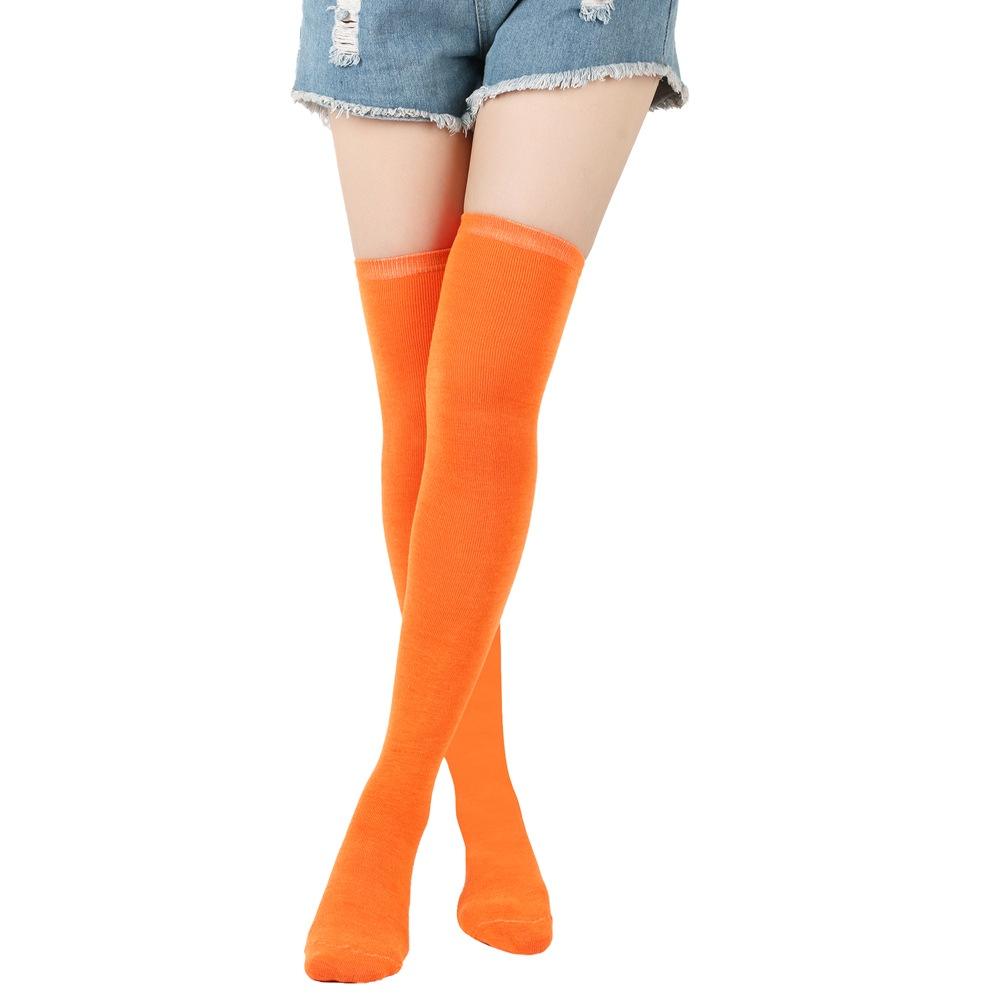 Solid And Patterned Long Socks High-quality Polyester Material Suitable For All Genders One Size Fits All