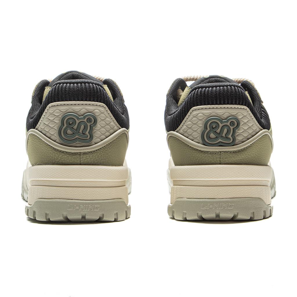 Li Ning Buu Coverage Slip Resistant Cushioning Abrasion Resistant Lightweight Low top Skateboard Shoes Men's AGCV463-3