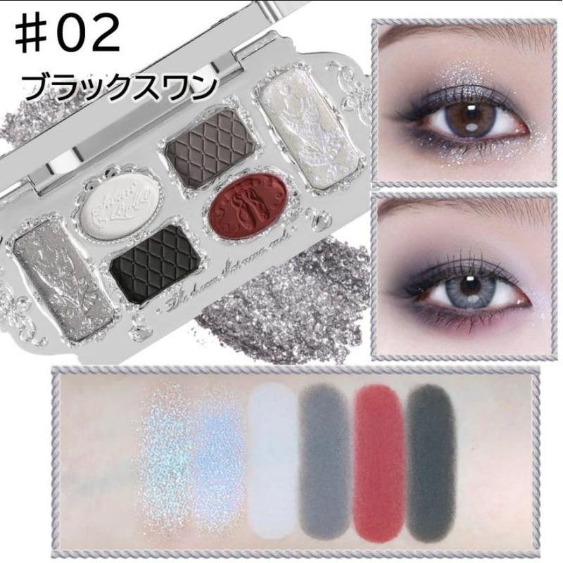 Flower Knows - 6-Farben Lidschattenpalette - #02 Black Swan