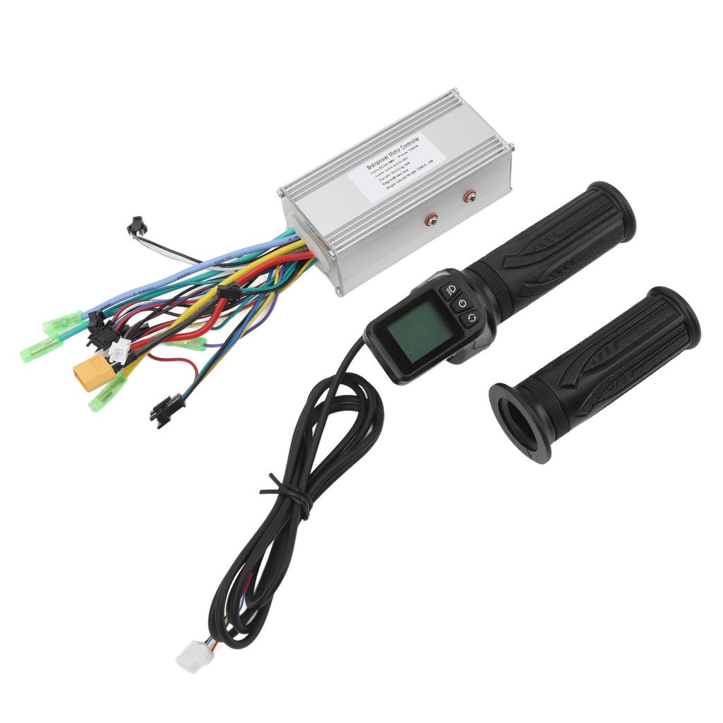 36V 48V 1000W 38A 3 Mode Sine Wave Brushless Controller 128DX Electric Bike Full Throttle Grip with