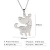 Xiaomi Skyrim Stainless Steel Animal Choker Necklace Dog Cat Dolphin Penguin Seahorse Pendant Necklaces Jewelry Gift for Women