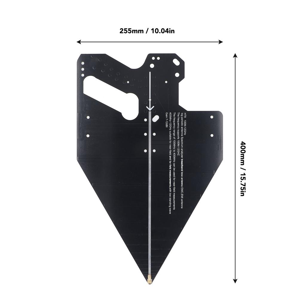 Antenna Log Periodic Antenna Log Periodic Antenna High Accuracy Wireless 0.1‑12GHz Passive Direction Finding Antenna