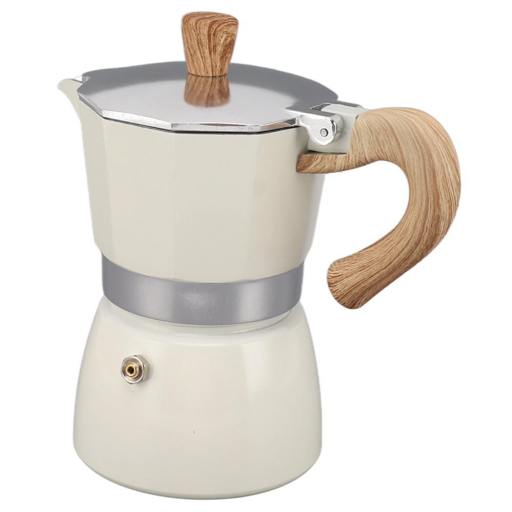 Octagonal Moka Coffee Pot Aluminum Stovetop Espresso Maker Hand Brewing Coffee Maker Home Use